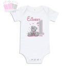 egyedi-neves-születésnapi-macis-body-szülinap-birthday-egyedi-fotos-ajándék medve bocs szives pink