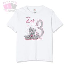 egyedi-neves-születésnapi-macis-body-szülinap-birthday-egyedi-fotos-ajándék medve bocs szives pink