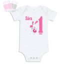 állat mintás egyedi-neves-szülinapos-body-gyermek-póló-szív pink éves lettem-születésnap-birthday