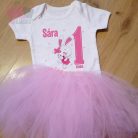 állat mintás egyedi-neves-szülinapos-body-gyermek-póló-szív pink éves lettem-születésnap-birthday