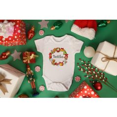 egyedi neves feliratos karacsonyi mano gnome mézi süti xmas  fiu lany pamut gyerek polo christmas