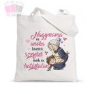 Vászonszatyor - a legjobb Mama egyedi feliratos anyak napi mama nagymama dedi ajandek karacsony 