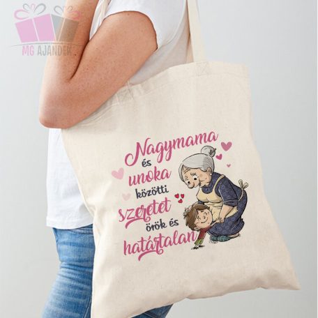 Vászonszatyor - a legjobb Mama egyedi feliratos anyak napi mama nagymama dedi ajandek karacsony 