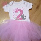 egyedi mintas neves feliratos szamos cica cat macska feher pamut szuletesnap birthday virag