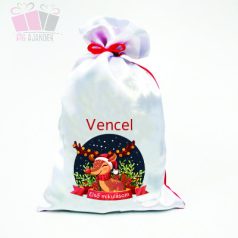 rénszarvas mintás egyedi neves mikulás zsák fenykepes ajandek karacsony unnep christmas santa claus  rénszarvas mintás egyedi neves mikulás zsák fenykepes ajandek karacsony unnep christmas santa claus