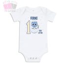 egyedi dino feliratos éves lettem trex tojás_mintás_body_saját_névvel-adatok állatos animals