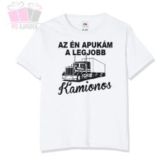 egyedi feliratos szoveges  fenykep foto photo kamion sofor auto father day rendor tuzolto