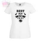 Best Mom galaxis  A legjobb Anya feliratos póló-anya leszek-baba születik