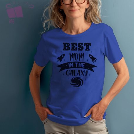 Best Mom galaxis  A legjobb Anya feliratos póló-anya leszek-baba születik
