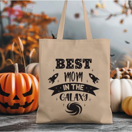 egyedi mintas feliratos neves szoveges csalad anya mom galaxi taska vaszonszatyor anyak napja mother