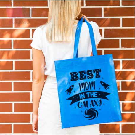 egyedi mintas feliratos neves szoveges csalad anya mom galaxi taska vaszonszatyor anyak napja mother