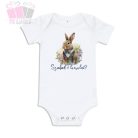 Egyedi neves húsvéti body saját névvel nyuszival easter bunny tshirt eier tapsi ünnepi póló body 