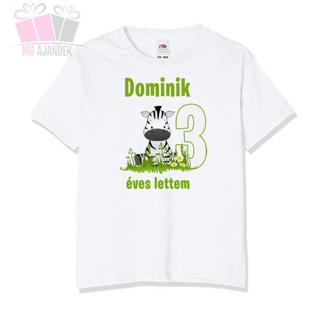 egyedi-neves-feliratos-zebra lepke pillangó-mintás-szülinapi-body-gyermek-póló-mese rajzfilm