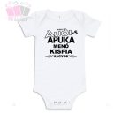 egyedi pamut rovid hosszu ujju body feliratos autos apak nap father day meno gyerek fiat