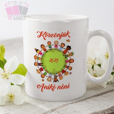 Köszönjük...néni/bácsi-bögre dadus néniknek, óvó néniknek