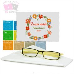 egyedi fényképes ajándék feliratos szemüvegtölrő kendő pedagogus nap szeretet tanár suli iskola