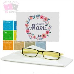 egyedi fényképes ajándék feliratos szemüvegtölrő kendő anyák napja mothers day mami nagyi szeretet 