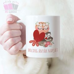 cuki baglyos anyak napi ajandek egyedi neves bogre bagoly minta mothers day mug