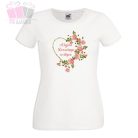 egyedi feliratos neves noi polo rozsas