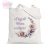 A legjobb mama a világon - lila virágkoszorú mintás vászonszatyor táska anyak nap ajandek mothers da