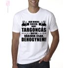 egyedi humoros vicces szoveges fenykepes polo ferfi munka elvezet apak napi ajandek