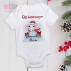 egyedi neves feliratos karacsonyi elefántos elephant  fiu lany pamut gyerek polo christmas állatos animals