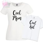 cool kids mom gyerek meno anya lánya szett- giraffe allatos animal csaladi polo