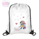 fuzet kony iskola borito suli egyedi baglyos allatos kutyas cicas lila dog cat school animals