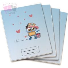 bagoly baglyos mintás egyedi neves tornazsák