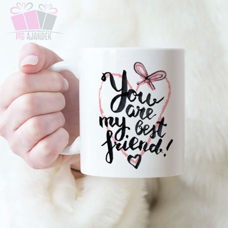 Egyedi fényképes bögre idezet baratnő best friends mug neves csillag létezik