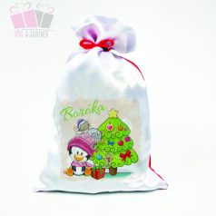 pingvines penguin allat mintás egyedi neves mikulás zsák fenykepes ajandek karacsony unnep christmas santa claus  pingvines penguin allat mintás egyedi neves mikulás zsák fenykepes ajandek karacsony unnep christmas santa claus
