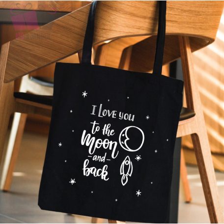 I love you to moon and back feliratos kerámia bögre vászonszatyor vásárlás táska fényképes