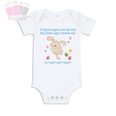 Nyuszis tojásokkal- húsvéti mintás body saját névvel Nyuszis tojásokkal- húsvéti mintás body saját névvel