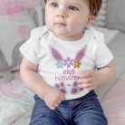 Egyedi neves húsvéti body saját névvel nyuszival easter bunny tshirt eier tapsi ünnepi póló body 