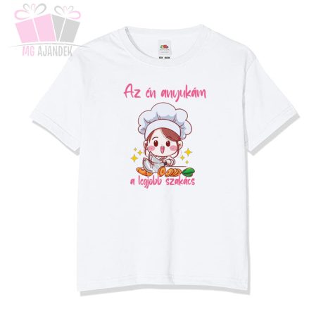 egyedi feliratos szoveges fenykepes ajandek az en anyukam szakacs my mothers chef anyak napi ajandek legjobb konyha sütés főzés