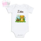 egyedi neves szulianpos oroszlan fiu lany nevnap body pamut polo ajandek birthday tshirt