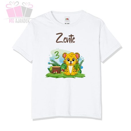 egyedi neves szulianpos oroszlan fiu lany nevnap body pamut polo ajandek birthday tshirt