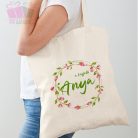 Vászonszatyor - a legjobb anya egyedi feliratos anyak napi anyu mama nagymama dedi ajandek karacsony 