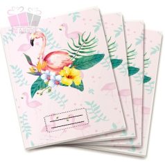 Flamingo mintás egyedi neves tornazsák iskola füzetrboritó school sport cuki 