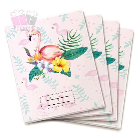 Flamingo mintás egyedi neves tornazsák iskola füzetrboritó school sport cuki 