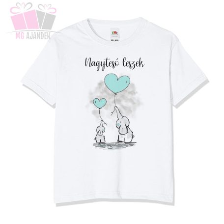 egyedi neves feliratos nagyteso kistesó leszek body póló tshirt little  body polo big brother hamarosan testvér  elefantos állatos animal