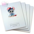 Tornazsák - Matróz egérkés mintával, saját névvel egyedi sport mouse 
