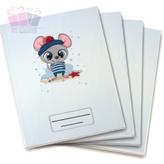 Tornazsák - Matróz egérkés mintával, saját névvel egyedi sport mouse 