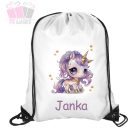 Unikornisos egyedi neves tornazsák iskola ovi suli sport unikornis rajzfilm cartoon egyszarvú